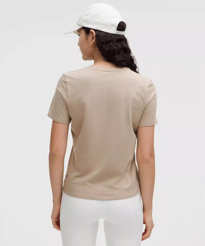 Organic Cotton Straight-Hem Crewneck T-Shirt