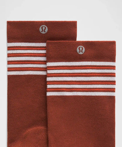 Unisex Power Stride Crew Socks *Stripe