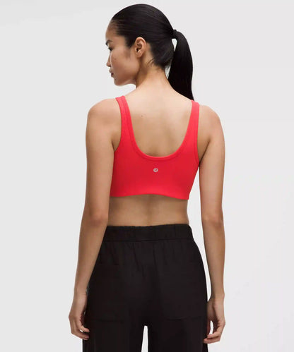 Nulu Ribbed Scoop-Neck Bra *Light Support, B/C Cup