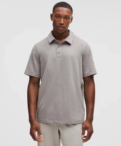 Soft Jersey Short-Sleeve Polo Shirt