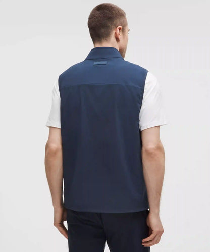 Windproof Full-Zip Golf Vest