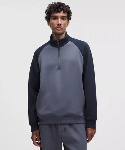 Smooth Spacer Half Zip *Colourblock