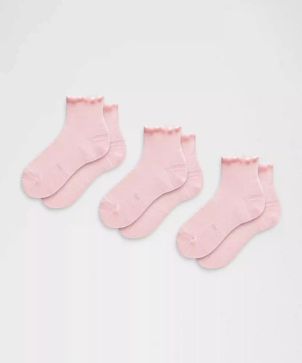 Unisex Power Stride Ankle Socks 3 Pack *Lettuce Edge