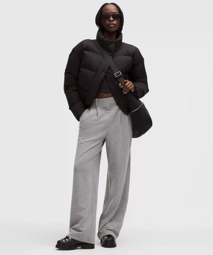 Daydrift High-Rise Wide-Leg Trouser Regular *Herringbone