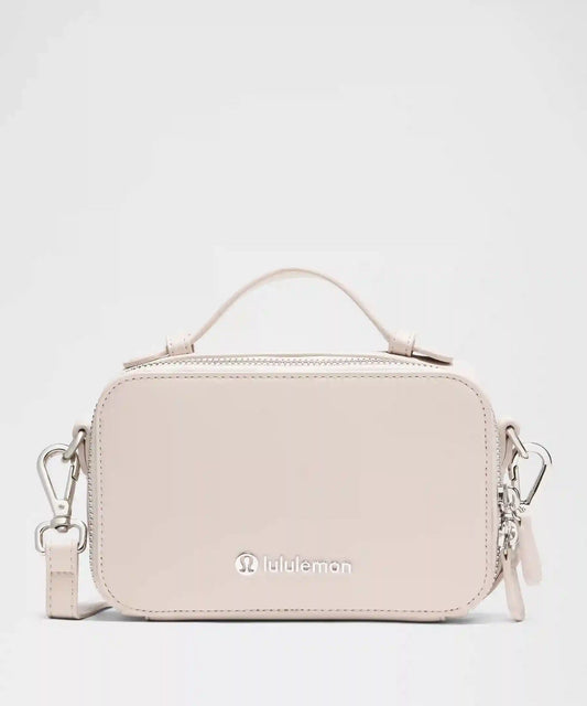 Leather Alternative Camera Crossbody Bag