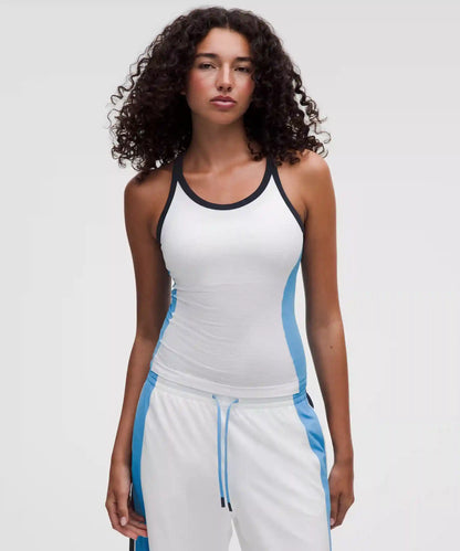Swiftly Tech Racerback Tank Top 2.0 Waist Length *Colourblock