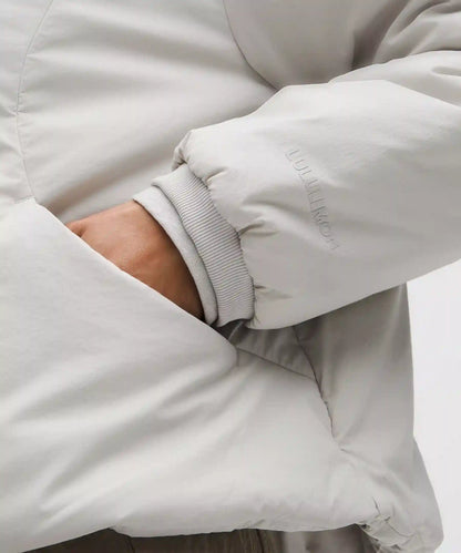 Water-Resistant Insulated Hooded Jacket