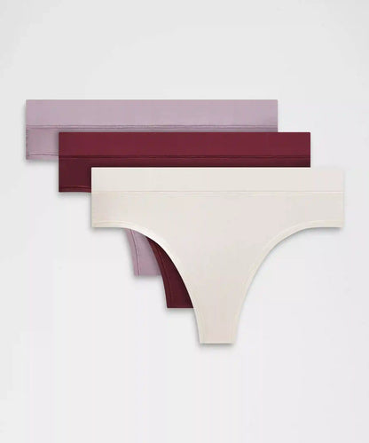 UnderEase High-Rise Thong Underwear *3 Pack