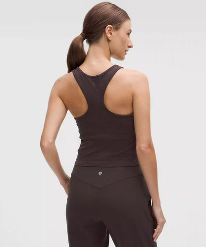 Ebb to Street Cropped Racerback Tank Top *Light Support, B/C Cup