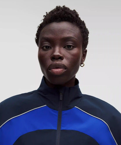 Ventilated Oversized Track Jacket