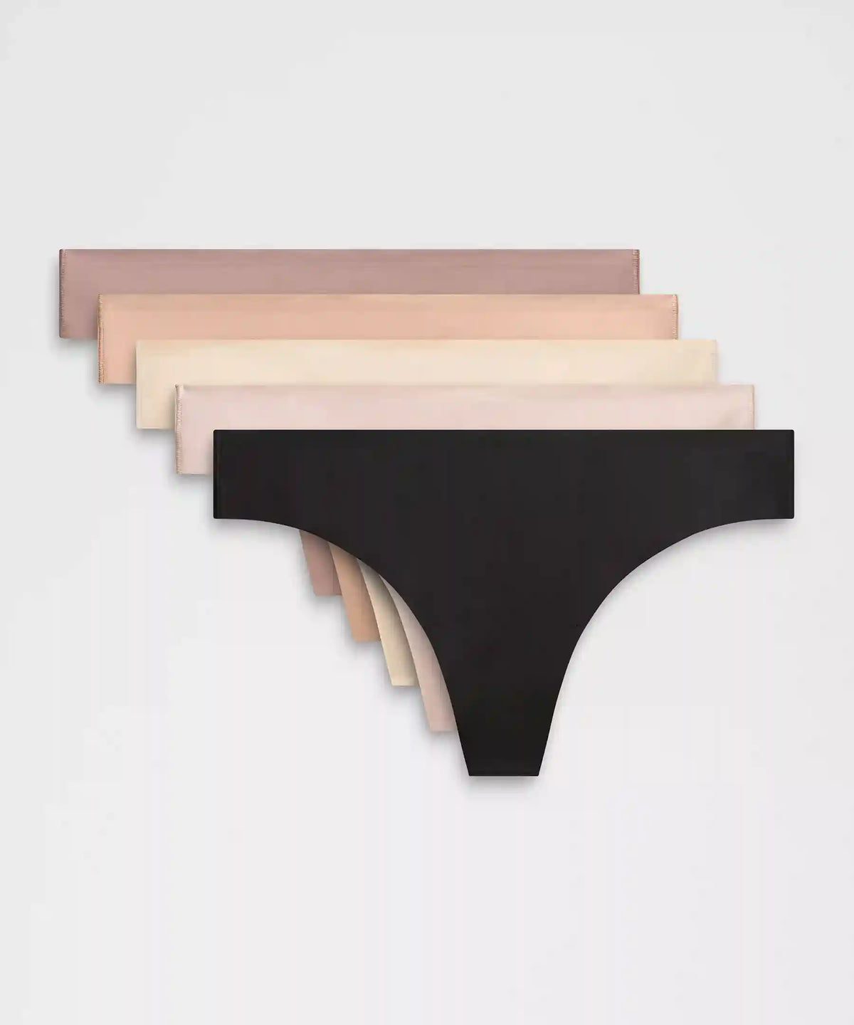 InvisiWear Mid-Rise Thong Underwear *5 Pack