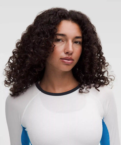 Swiftly Tech Long-Sleeve 2.0 Waist Length *Colour Block