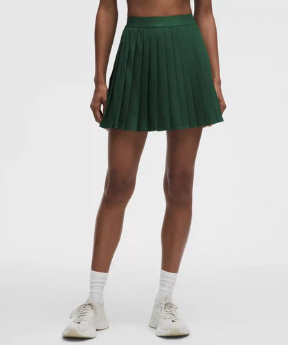 High-Rise Pleated Tennis Skirt *Long