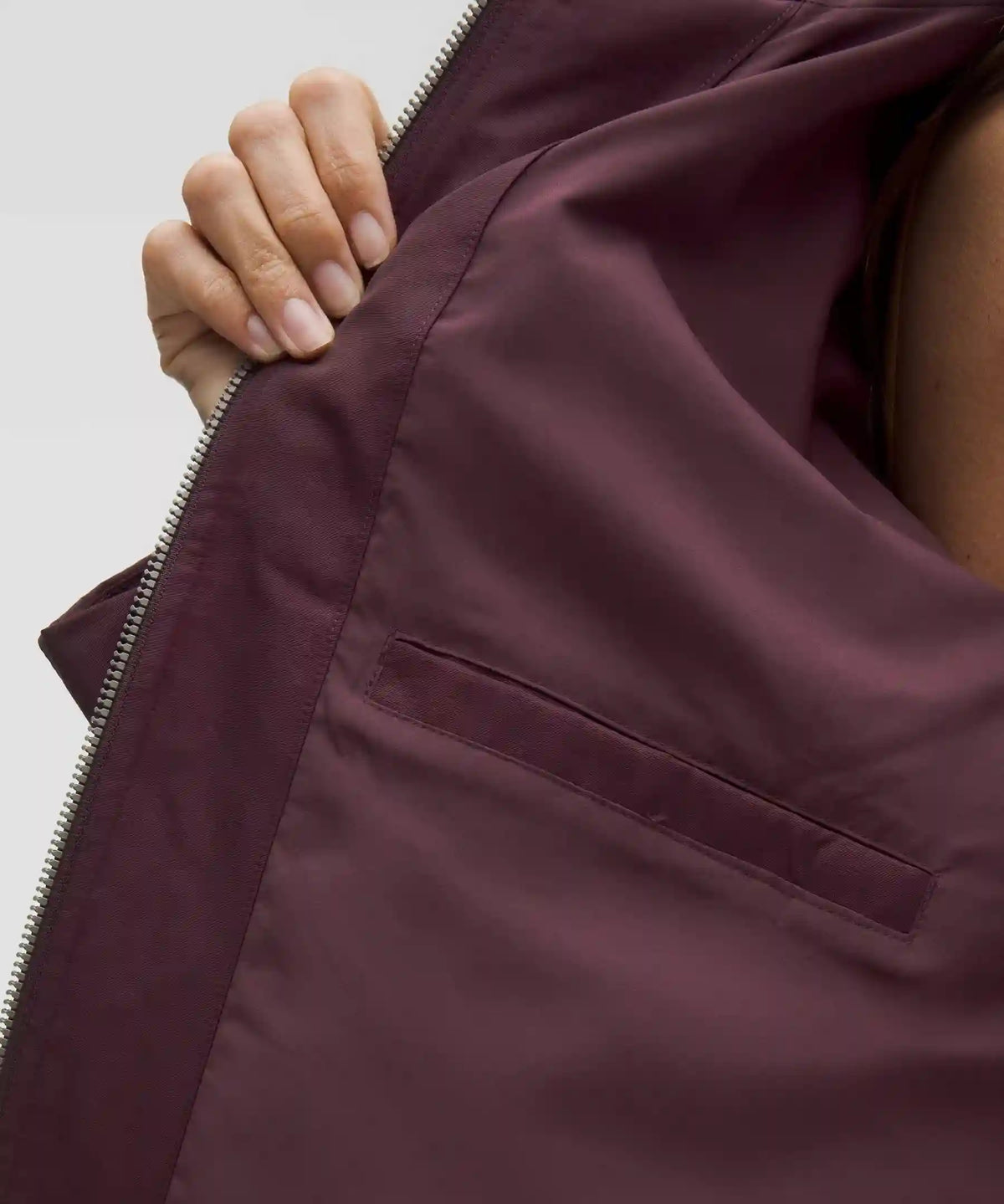 Water-Resistant Cropped Hooded Jacket