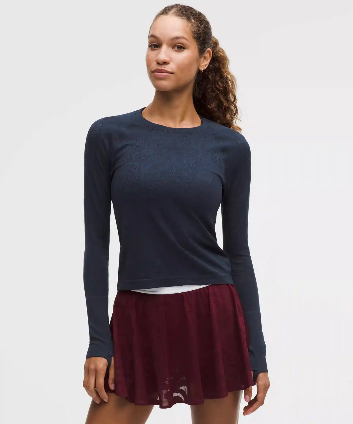 Swiftly Tech Long-Sleeve Shirt 2.0 Waist Length *Paisley
