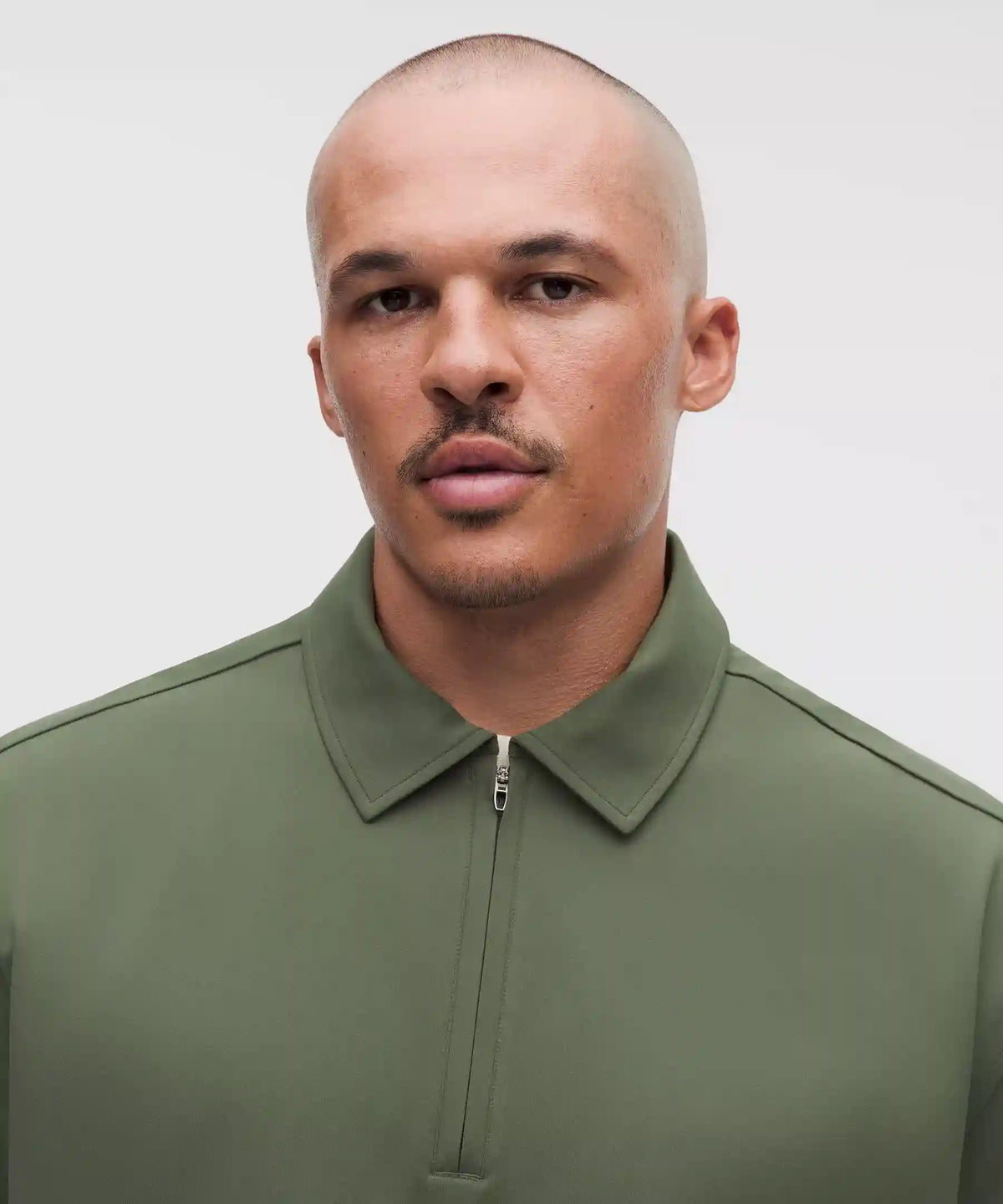 Daydrift Oversized Zip-Neck Polo Shirt