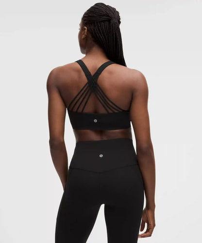 FlexyFlex Strappy Yoga Bra *Light Support, D-DDD Cups