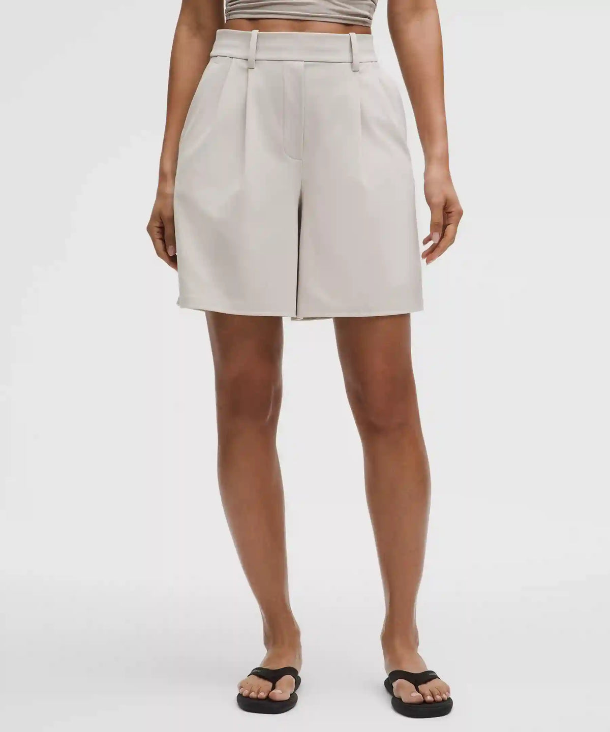 Daydrift Pleated High-Rise Short 7"