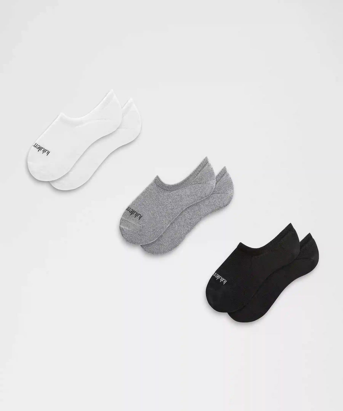 Unisex Daily Essential No-Show Socks *3 Pack