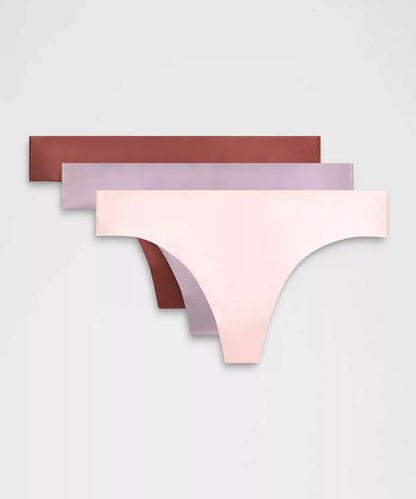 InvisiWear Mid-Rise Thong Underwear *3 Pack