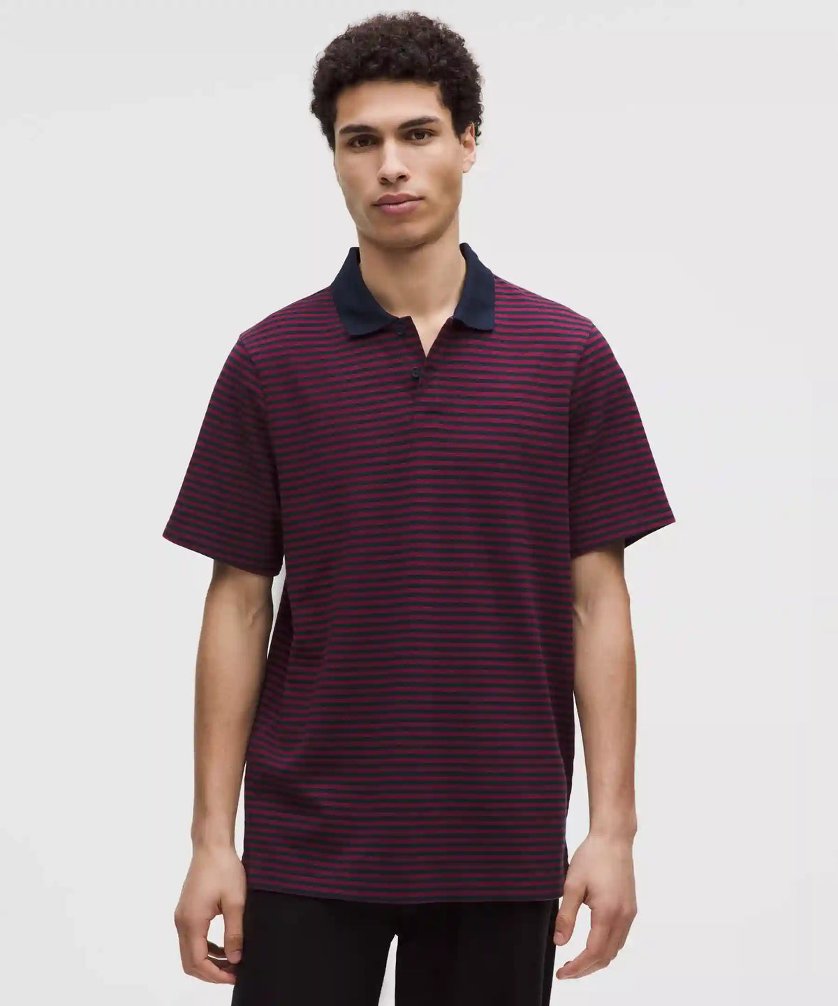 Cotton Pique Short-Sleeve Polo Shirt