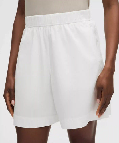 LuluLinen High-Rise Relaxed-Fit Short 7"