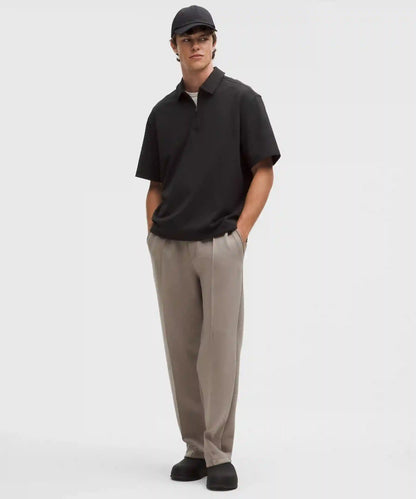 Daydrift Oversized Zip-Neck Polo Shirt
