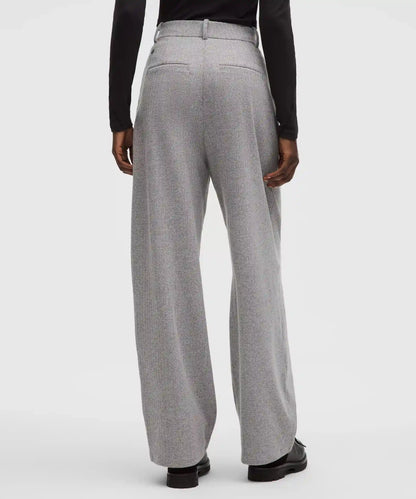 Daydrift High-Rise Wide-Leg Trouser Regular *Herringbone