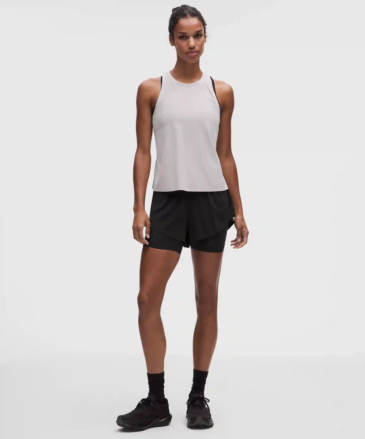 Sleek Perforated 2-in-1 High-Rise Short