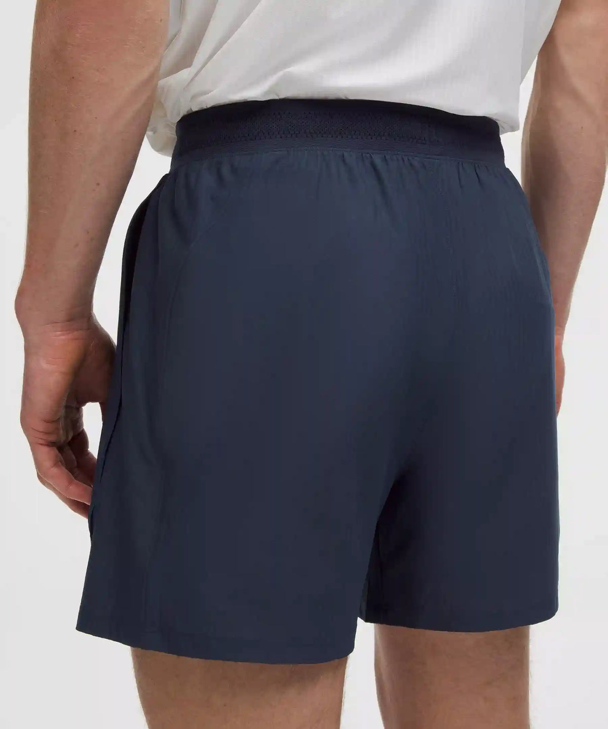 Striped Mesh Tennis Short 5"