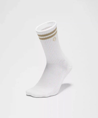 Unisex Daily Essential Crew Socks *Stripe