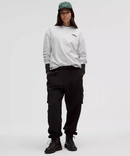 Heavyweight Cotton Crewneck Long-Sleeve Shirt