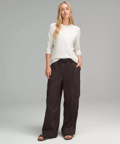 Organic Cotton Crewneck Long-Sleeve Shirt