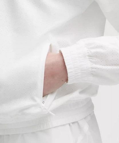Adapted State Perforated Track Jacket