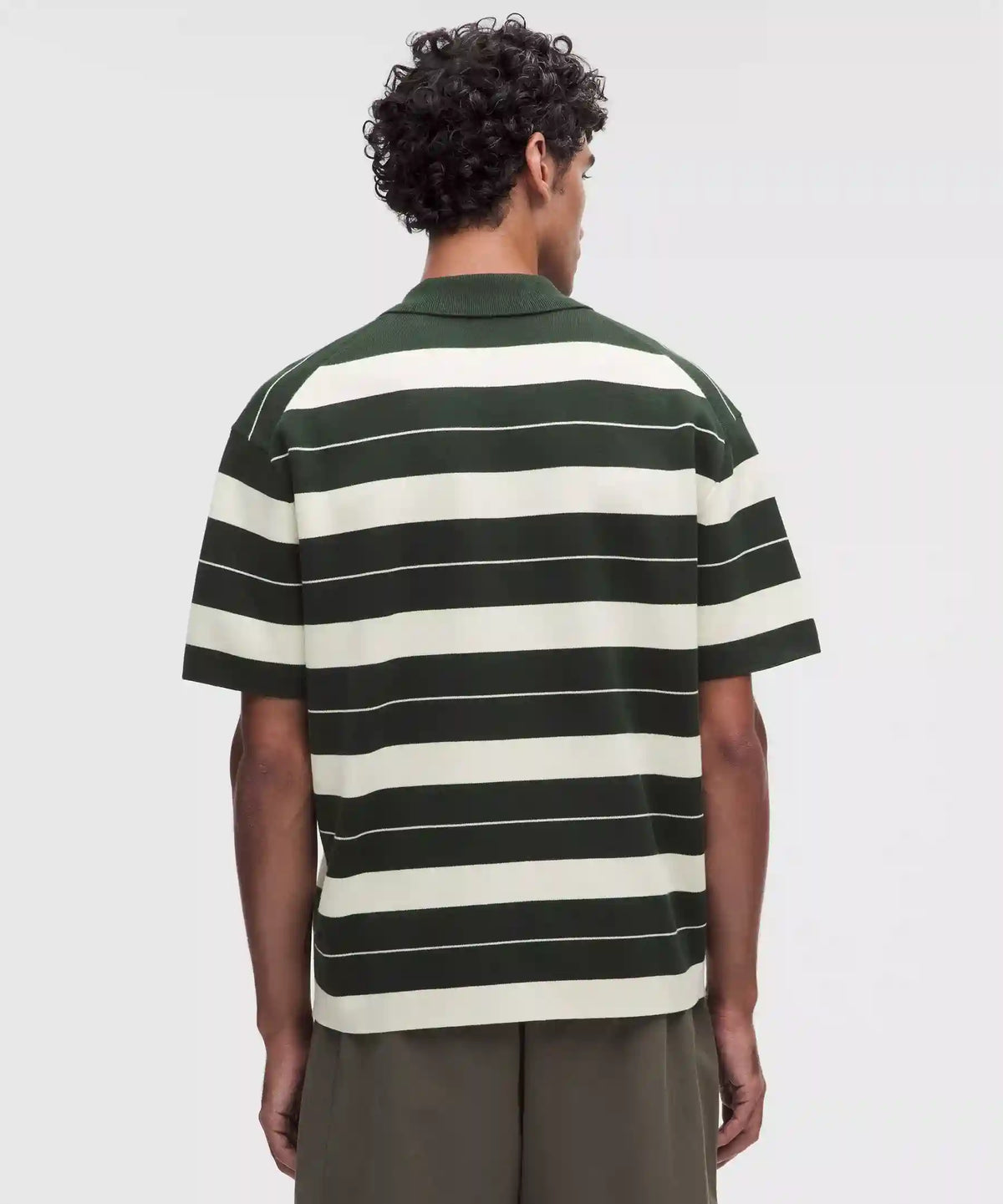 Cotton-Blend Knit Short-Sleeve Polo Shirt