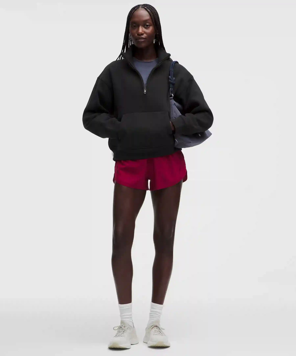 Women's Steady State SuperLoft Funnel-Neck Half Zip