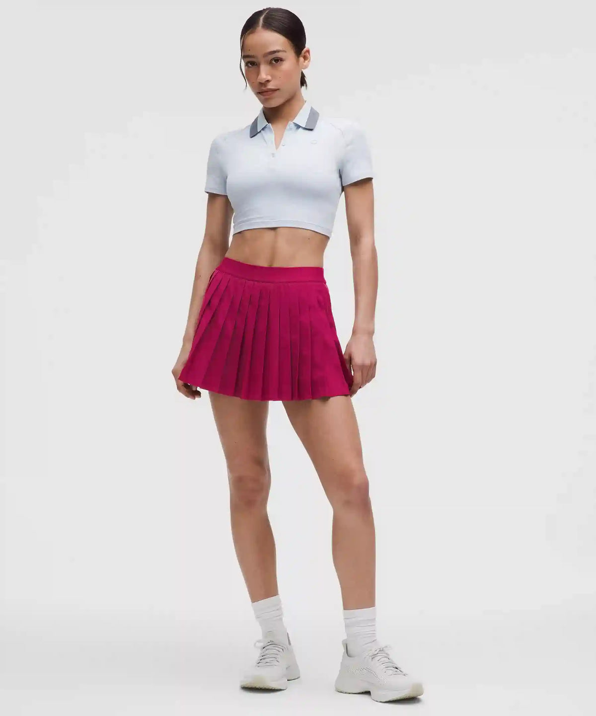 High-Rise Pleated Tennis Skirt