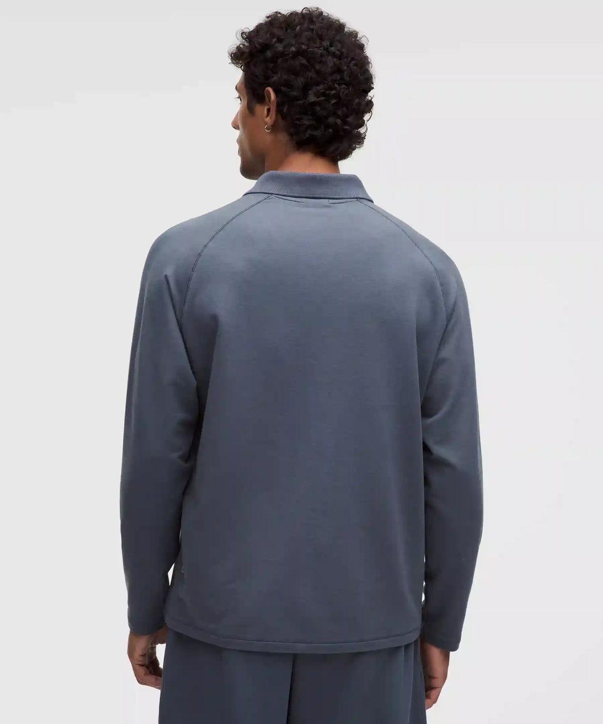 Buttery Loopback Collared Long-Sleeve Shirt