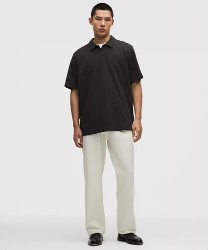 Pique Performer Johnny-Collar Short-Sleeve Shirt