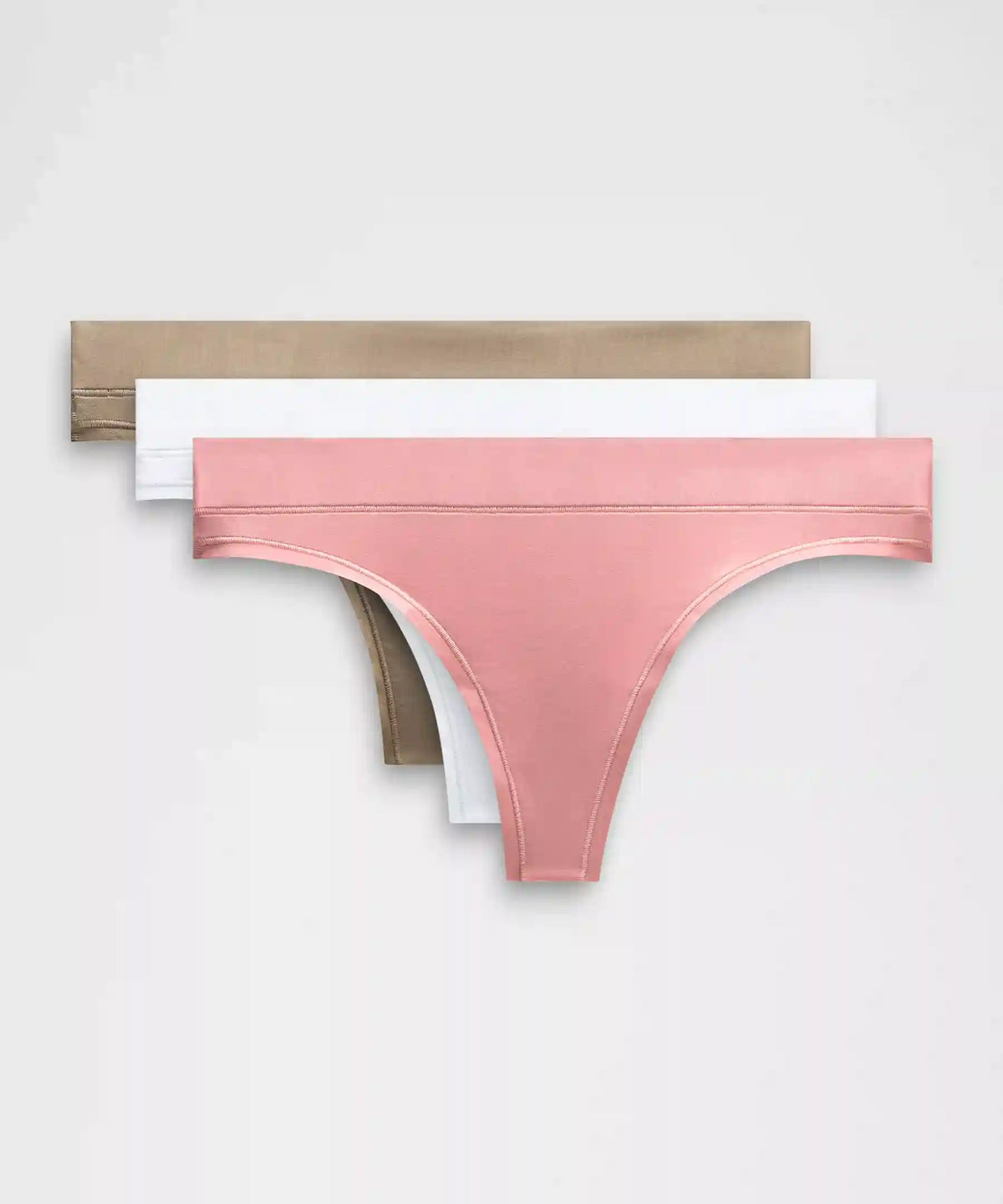 UnderEase Mid-Rise Thong Underwear *3 Pack