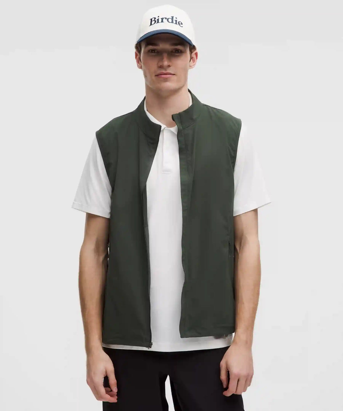 Windproof Full-Zip Golf Vest