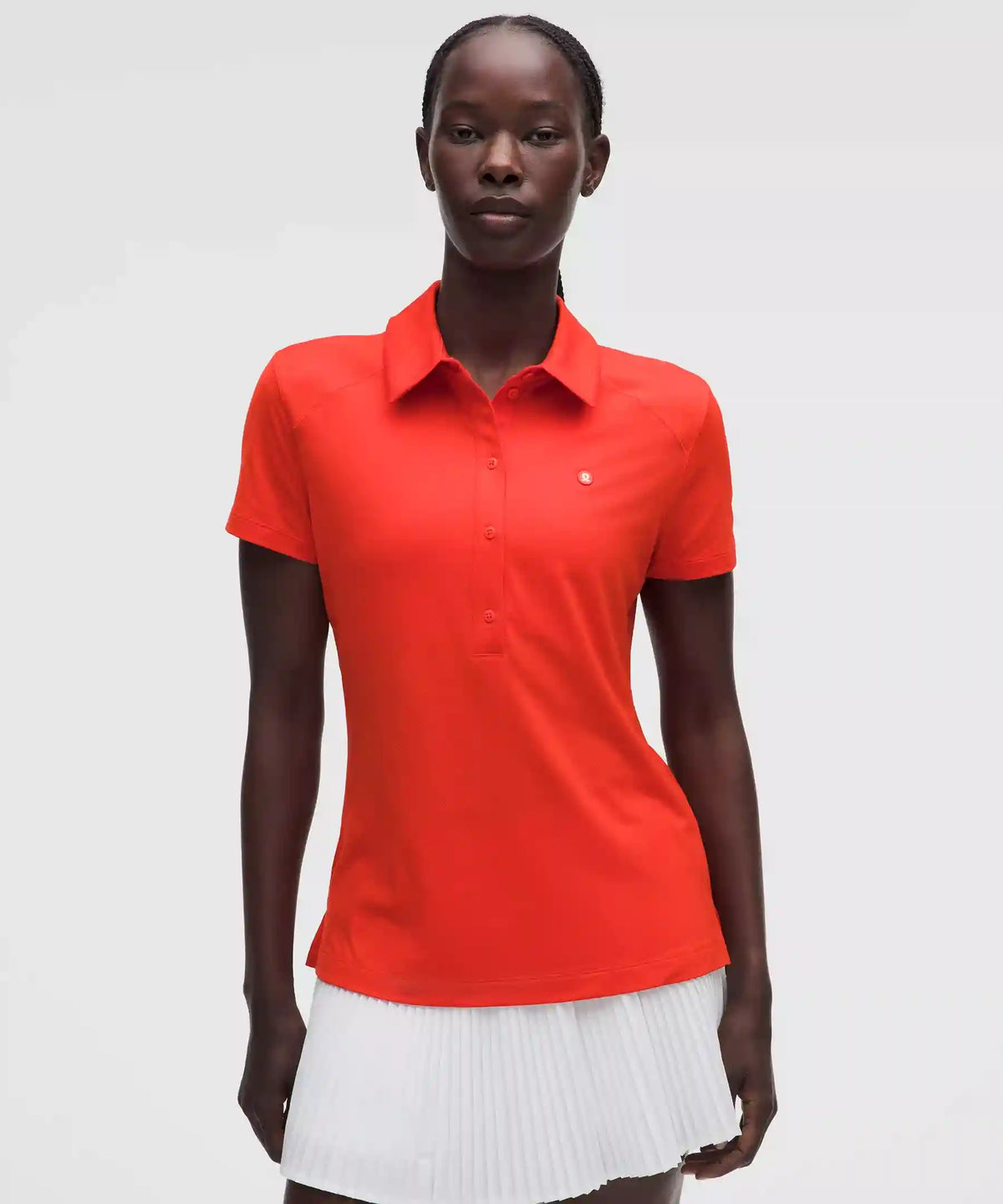 Quick-Dry Short-Sleeve Polo Shirt Straight Hem *Logo