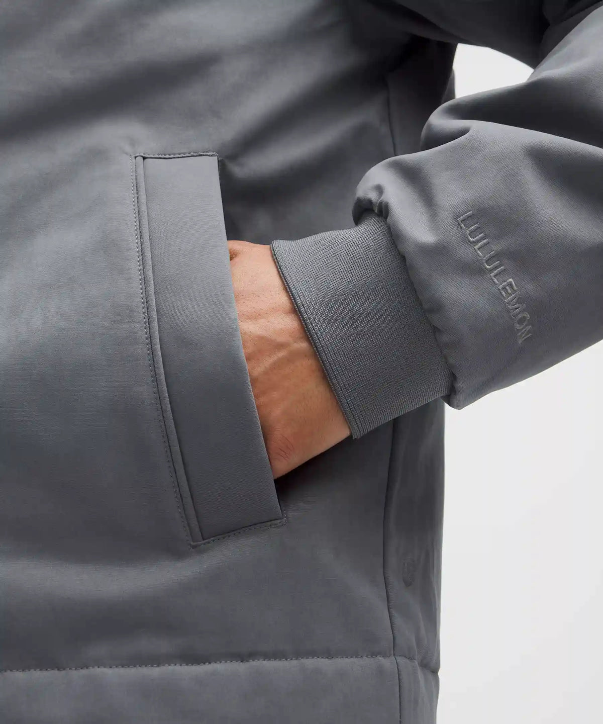 Insulated Cotton-Blend Bomber Jacket