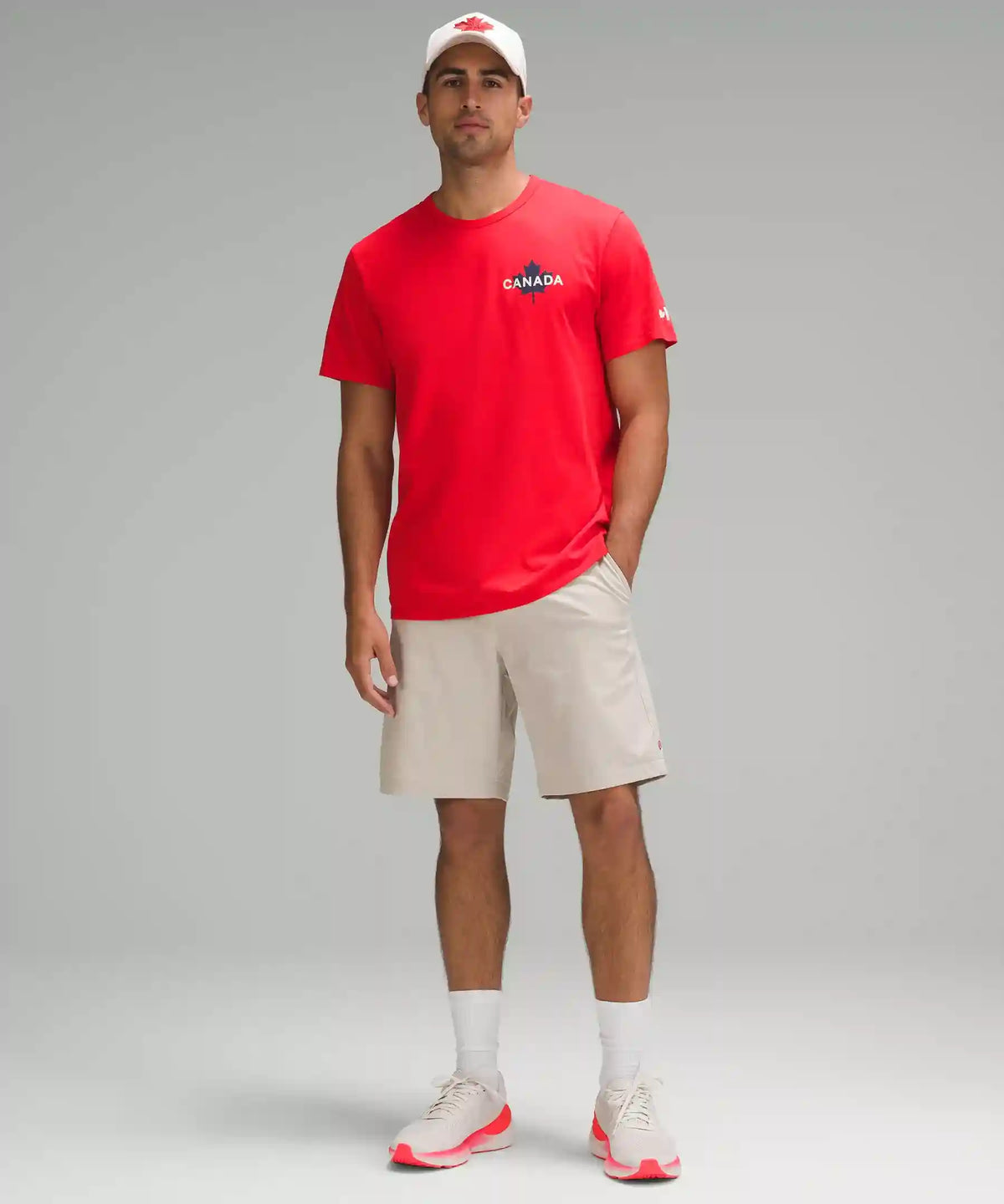 Team Canada Men's Cotton Jersey Graphic T-Shirt *COC Logo