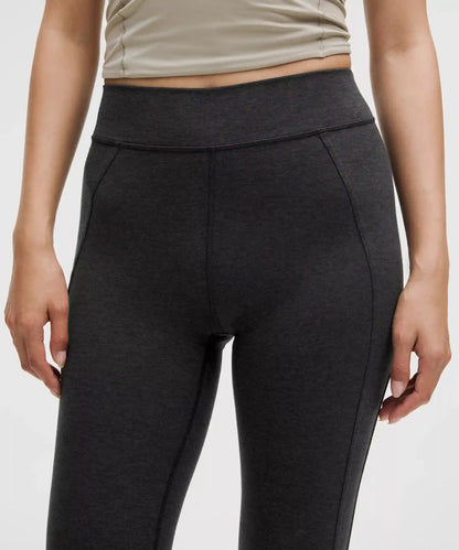 Softy Suedey Split-Hem High-Rise Mini-Flare Pant *Regular