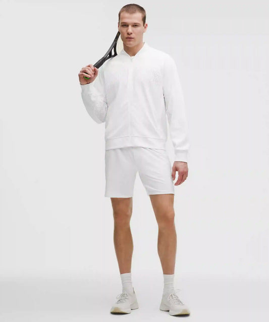 Mesh-Panelled Tennis Short 7"