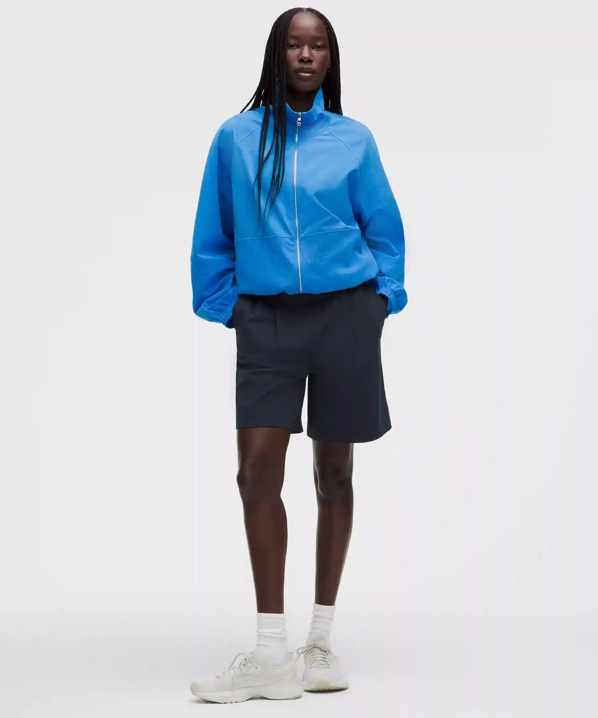 Daydrift Pleated High-Rise Short 7"