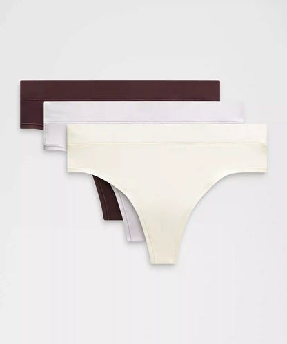 UnderEase High-Rise Thong Underwear *3 Pack