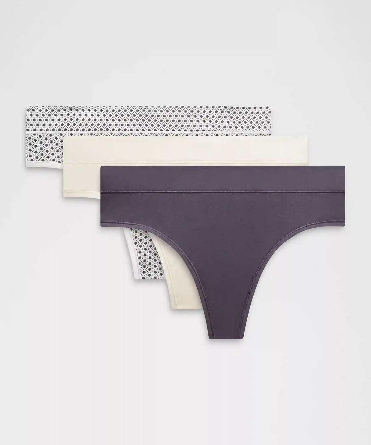UnderEase High-Rise Thong Underwear *3 Pack