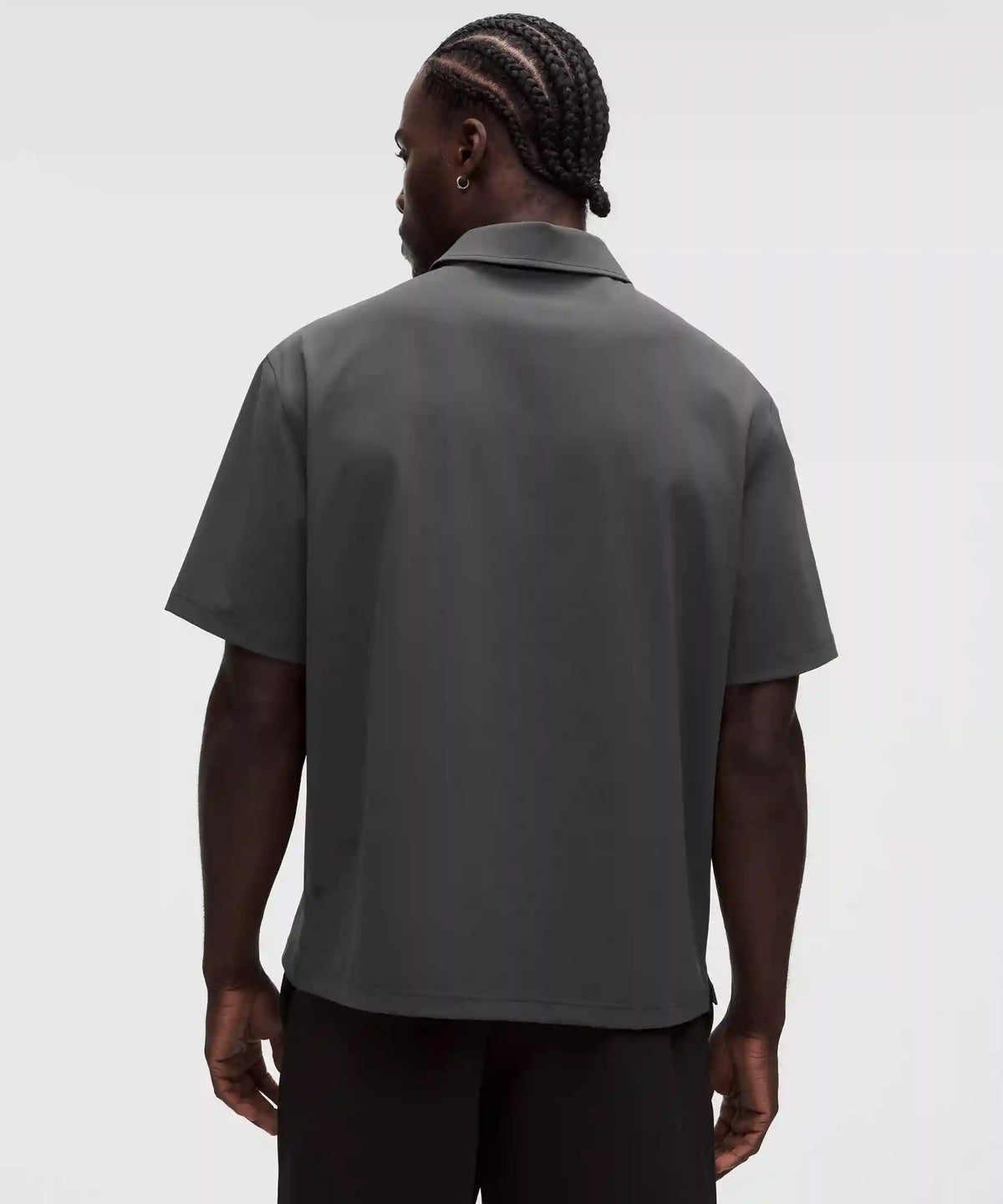 Daydrift Oversized Zip-Neck Polo Shirt